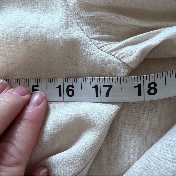 NWT Current Air Embroidered Tunic Dress in Cream and Burgundy size Small - Picture 14 of 15